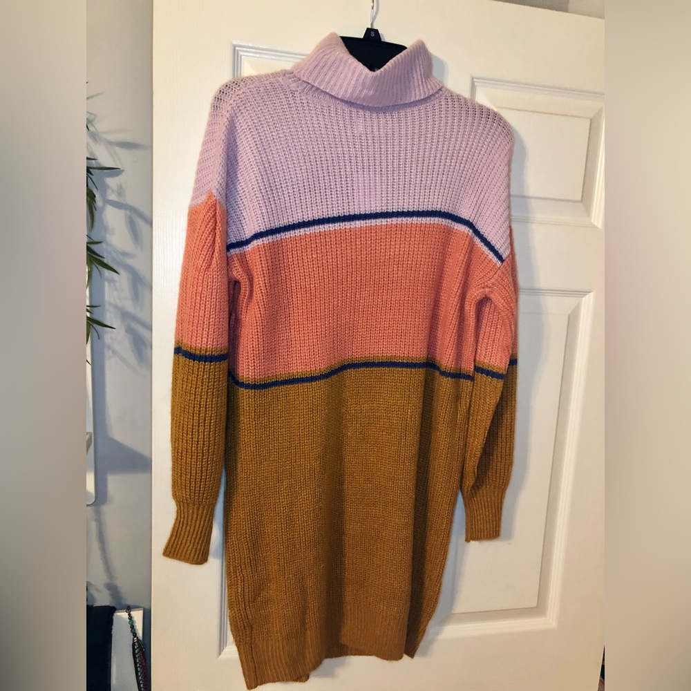 Oversized turtle neck sweater dress size small *brand new*